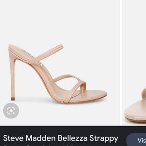 Bellezza Nude Strap Heels 6.5 -NWT